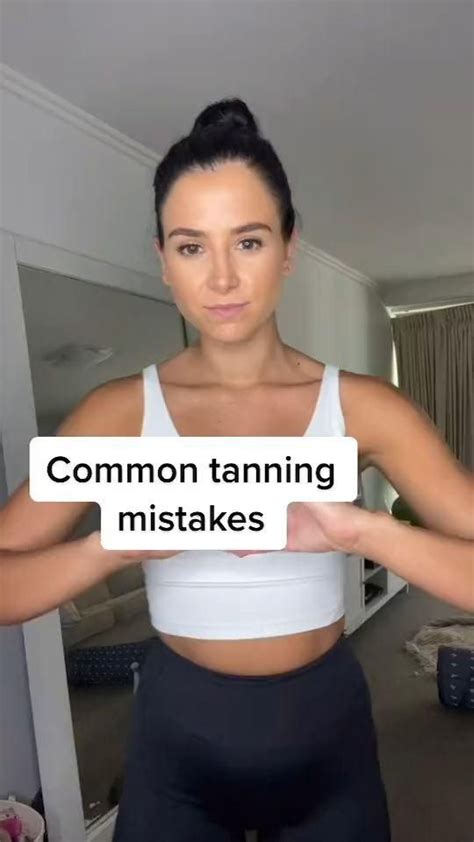 self tanning lotion mistakes.